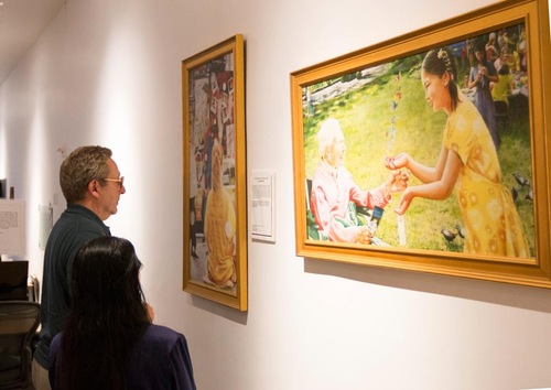 Image for article Una galería de San Francisco muestra la Exposición de Arte de Falun Gong 