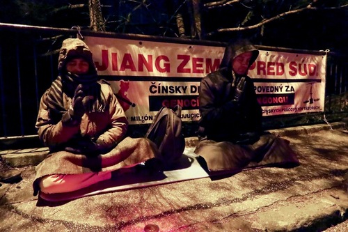 Image for article Eslovaquia: Dando la bienvenida al Año Nuevo con una protesta pacífica en la embajada china