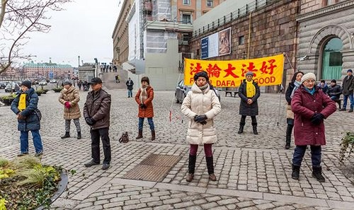 Image for article Los practicantes de Falun Gong celebran jornada informativa en Suecia