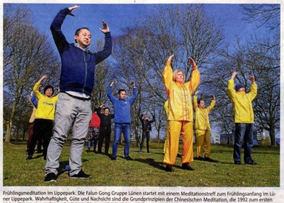 Image for article Recientes eventos de Falun Dafa en Europa