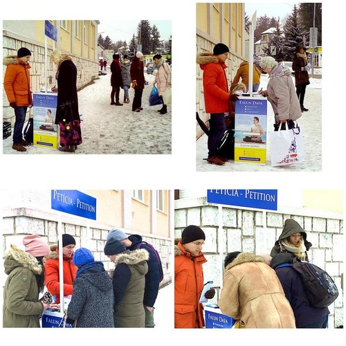 Image for article ​Eslovaquia: Generando conciencia sobre la persecución a Falun Dafa