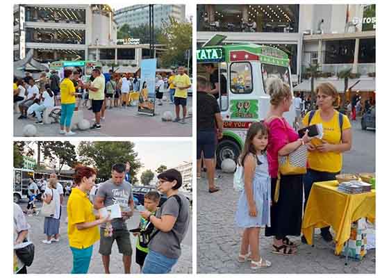 Image for article ​Rumania: presentando Falun Dafa en los centros turísticos del Mar Negro