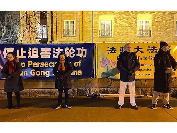 Image for article Irlanda: Practicantes piden el fin de la persecución a Falun Dafa durante la visita de estado del Primer Ministro chino