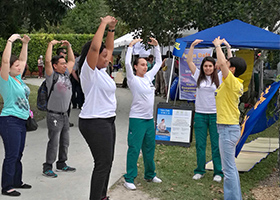 Image for article Miami, Florida: Los practicantes celebran Falun Dafa en el Festival de la Cultura Asiática