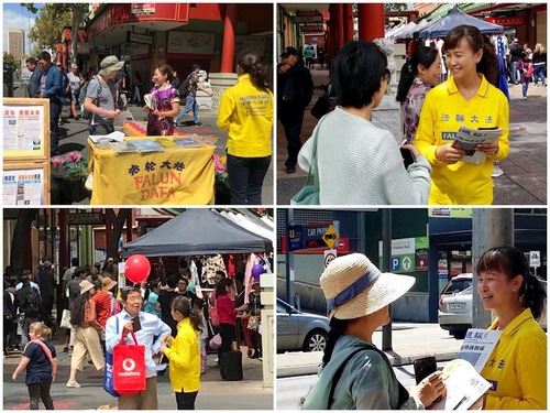 Image for article Australia: Presentando Falun Dafa durante el Año Nuevo Chino