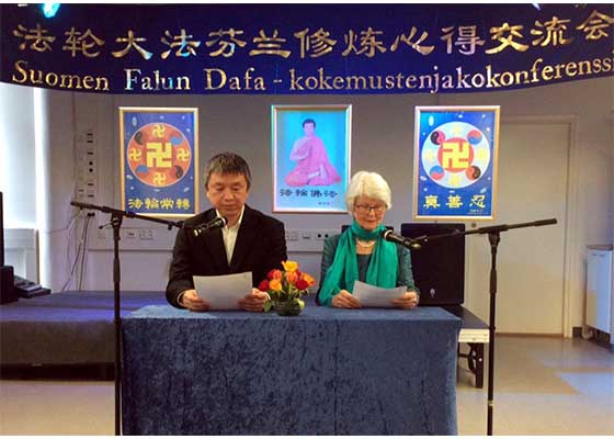 Image for article  Finlandia: Los practicantes de Falun Dafa mejoran mientras ayudan a las personas a despertar