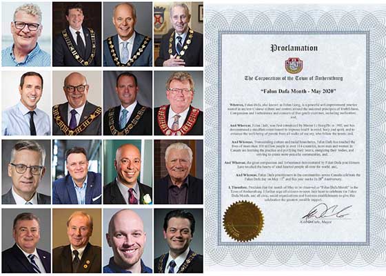 Image for article ​Canadá: Alcaldes y Concejales envían felicitaciones por el Día Mundial de Falun Dafa