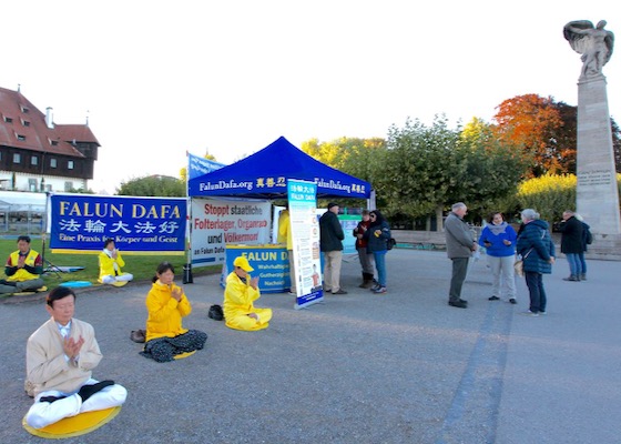 Image for article Europa Central: Actividades de Falun Dafa en varias ciudades alrededor del lago Constanza