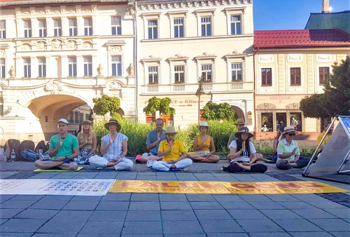 Image for article ​Eslovaquia: Los practicantes realizan actividades en muchas ciudades para contarle a la gente sobre la persecución