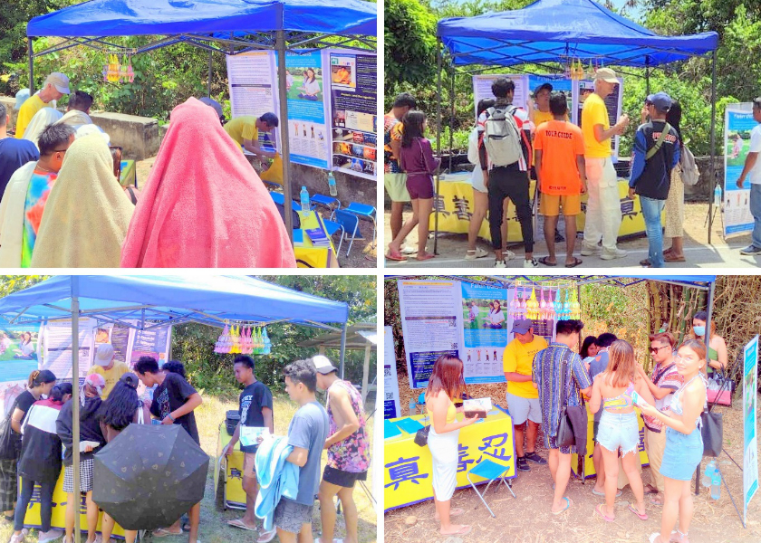 Image for article Filipinas: dando a conocer Falun Dafa a la gente en los destinos turísticos