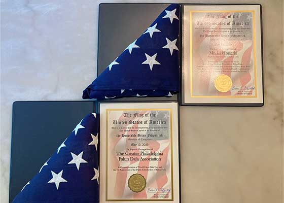 Image for article EE. UU.: izado de la Bandera Nacional en el Capitolio de EE. UU. en reconocimiento a Falun Dafa y a su Fundador