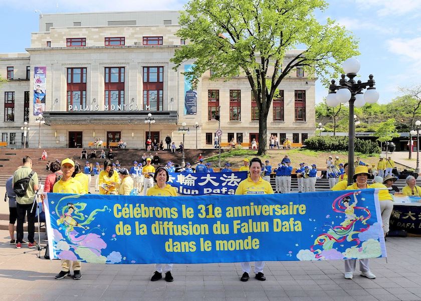 Image for article ​La ciudad de Quebec celebra el 31.er aniversario de la primera aparición de Falun Dafa: La gente elogia Verdad-Benevolencia-Tolerancia
