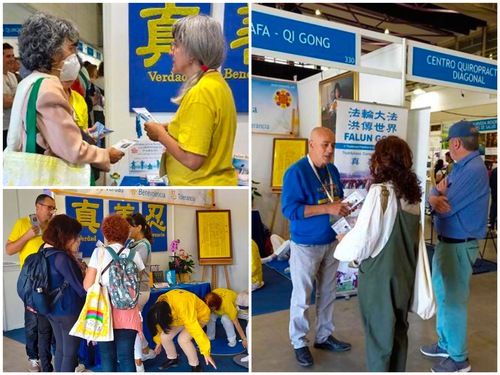 Image for article España: Los visitantes de la Exposición de Salud de Barcelona comprenden el importante mensaje de Falun Dafa