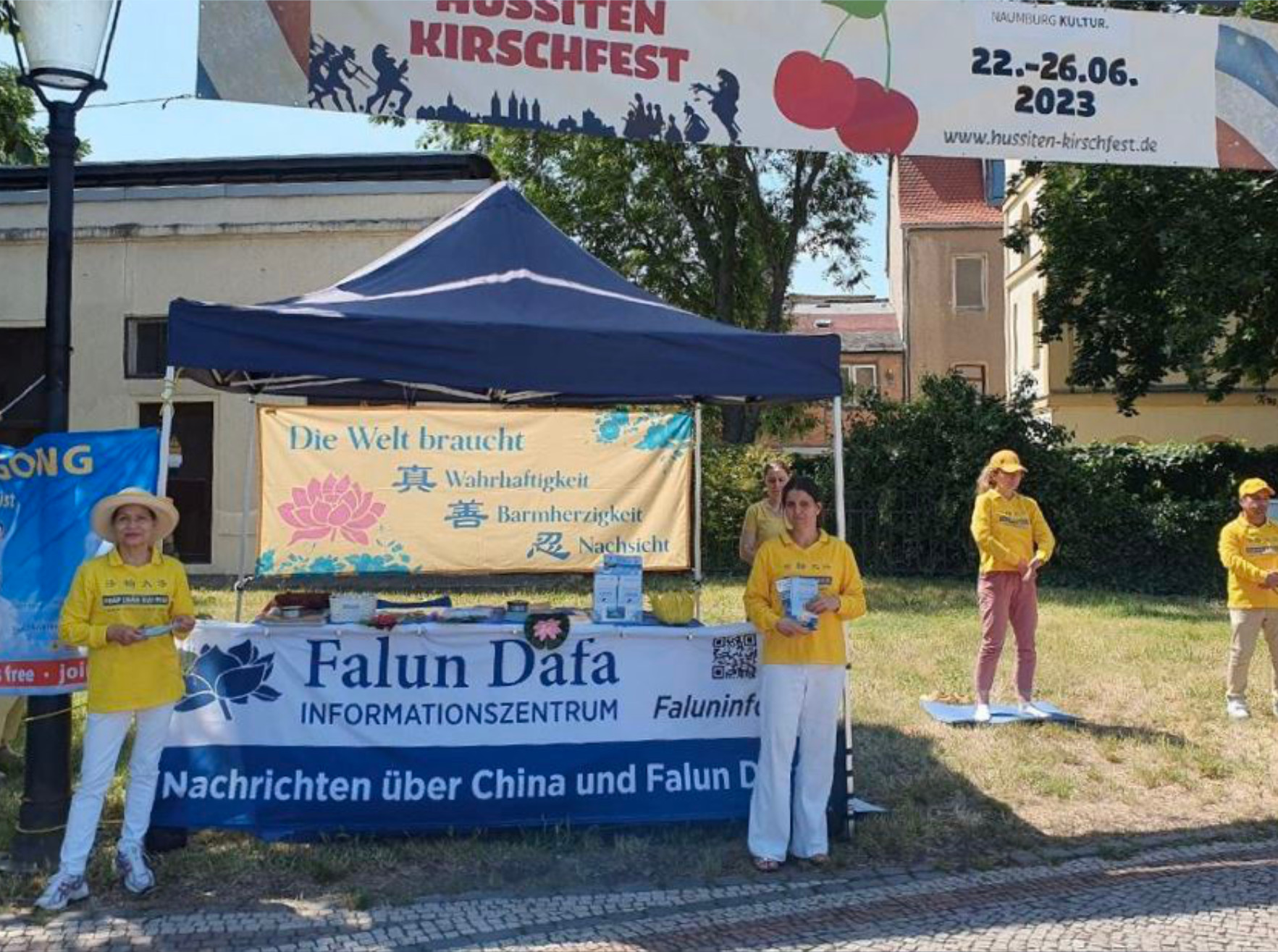 Image for article Alemania: Falun Dafa es bien recibido en dos festivales