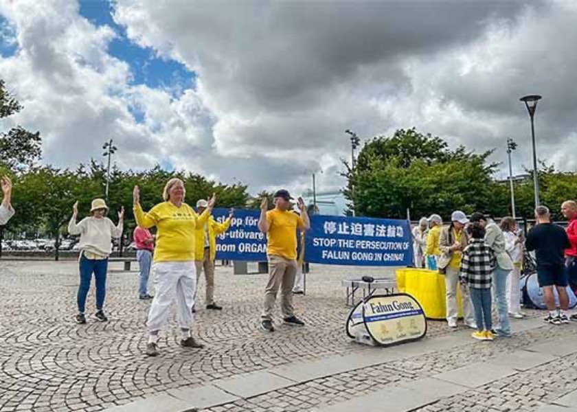 Image for article ​Suecia: Actividades celebradas en tres ciudades para pedir el fin de la persecución en China