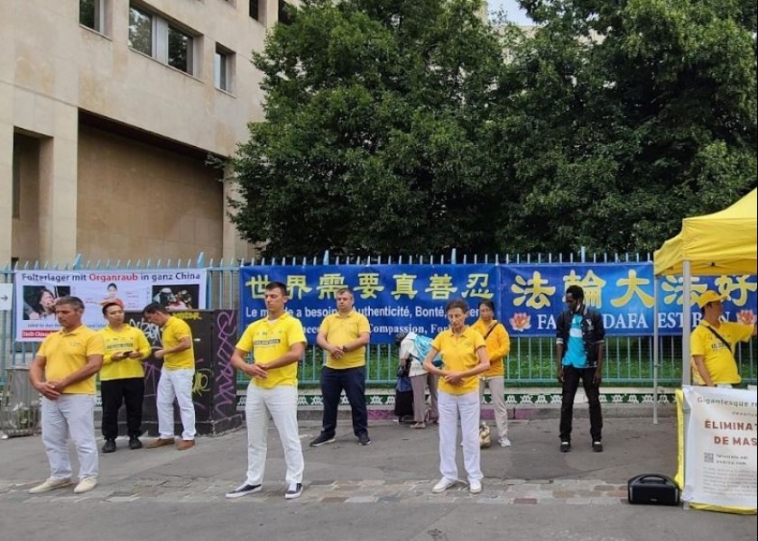 Image for article ​París, Francia: Muchos chinos elogian Falun Dafa en eventos que exponen la persecución del régimen comunista