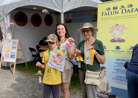 Image for article Falun Dafa admirado en un festival en Quebec 