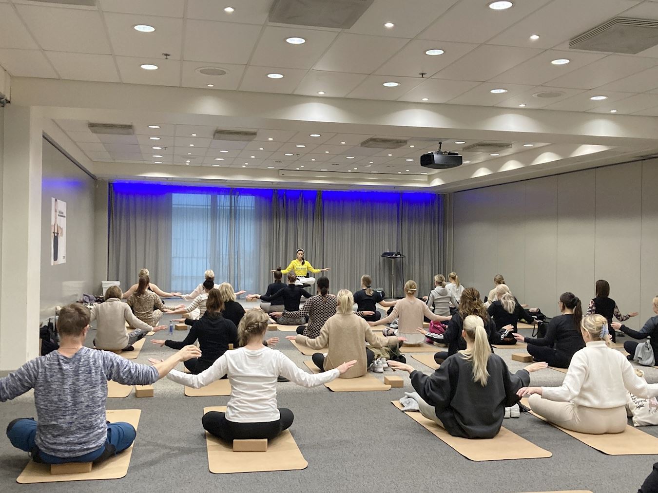 Image for article Helsinki, Finlandia: dando a conocer Falun Dafa en la Exposición Popular de la Salud