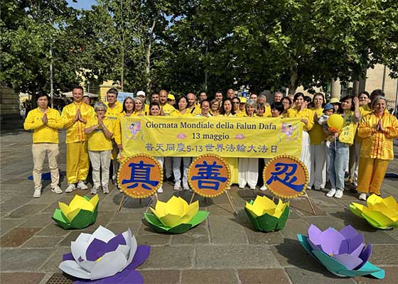 Image for article ​Celebraciones del Día Mundial de Falun Dafa en Italia