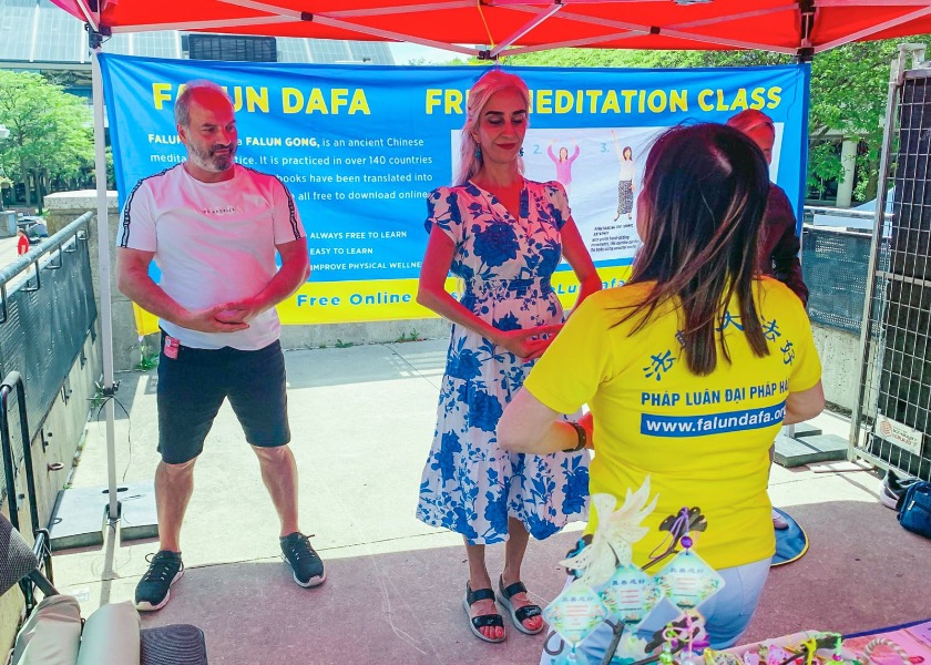 Image for article ​Toronto, Canadá: Los practicantes participan en un evento de la comunidad filipina