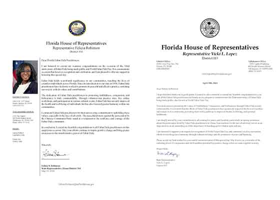 Image for article ​Florida, EE.UU.: Representantes estatales envían cartas para honrar el Día Mundial de Falun Dafa