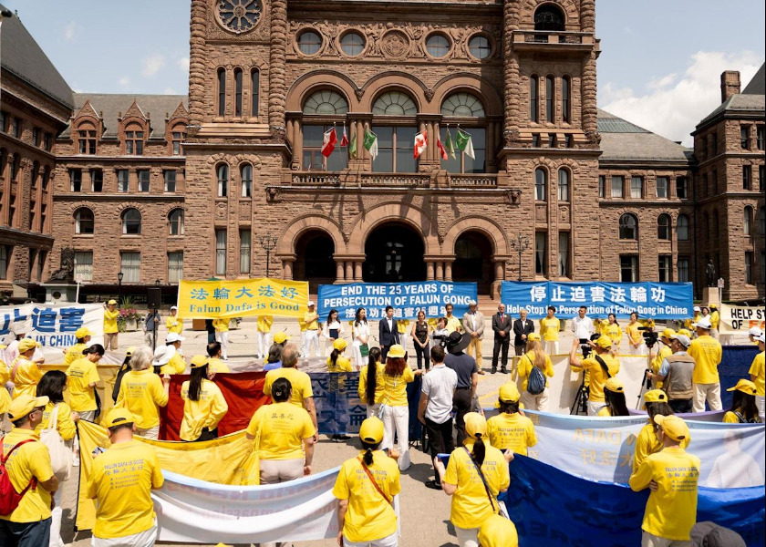 Image for article Toronto, Canadá: Manifestación conmemora 25 años de esfuerzos pacíficos para detener la persecución a Falun Gong