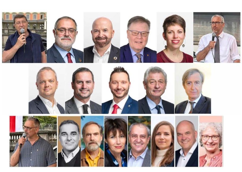 Image for article Suiza: 42 legisladores expresan su apoyo a Falun Dafa en una concentración que condena 25 años de persecución