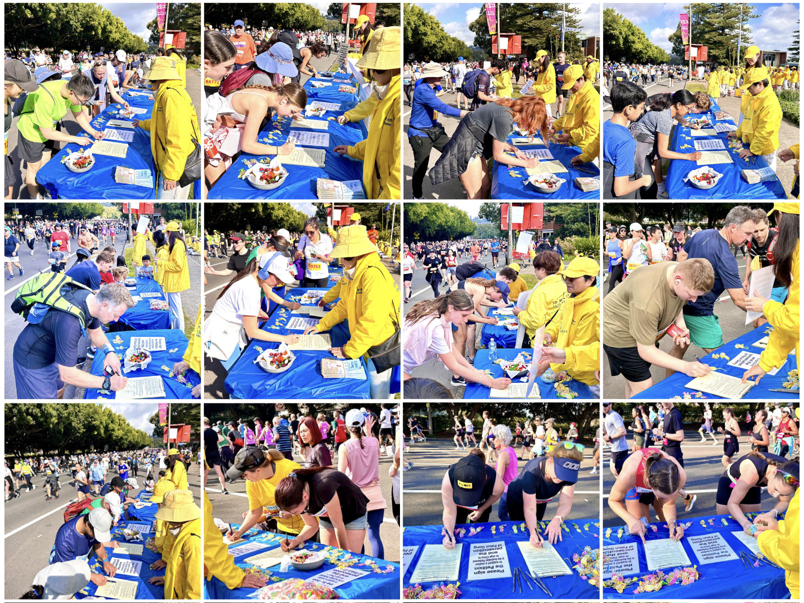 Image for article Sydney, Australia: los participantes del mayor maratón del país conocen Falun Dafa