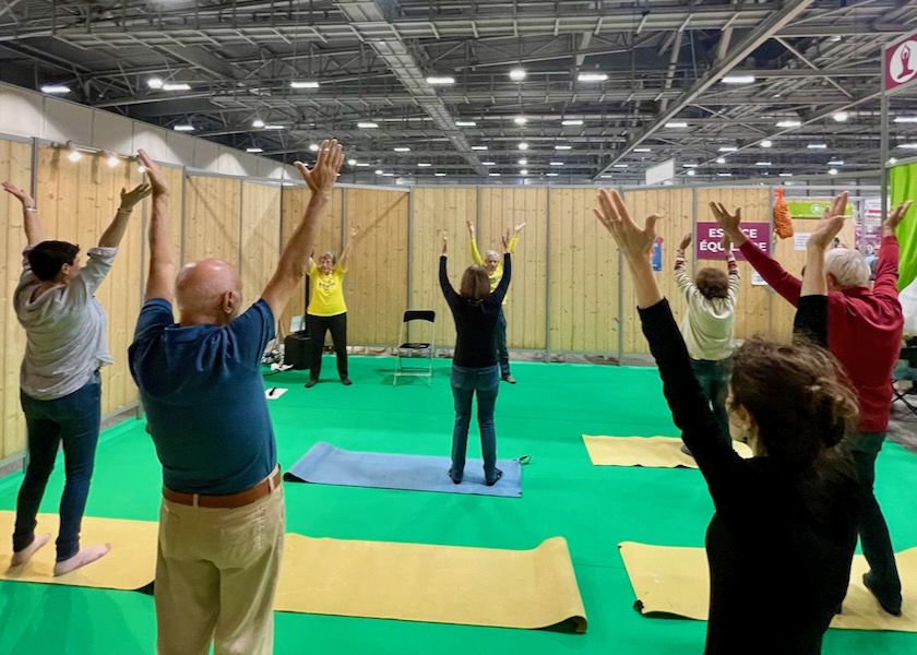 Image for article ​Francia: Presentación de Falun Dafa en una exposición de salud en Nantes