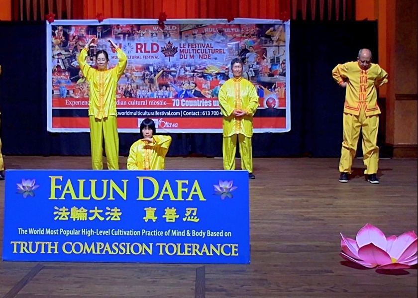 Image for article Canadá: Presentación de Falun Dafa en un festival mundial multicultural en Ottawa