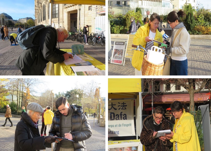 Image for article París, Francia: El público condena la persecución a Falun Dafa