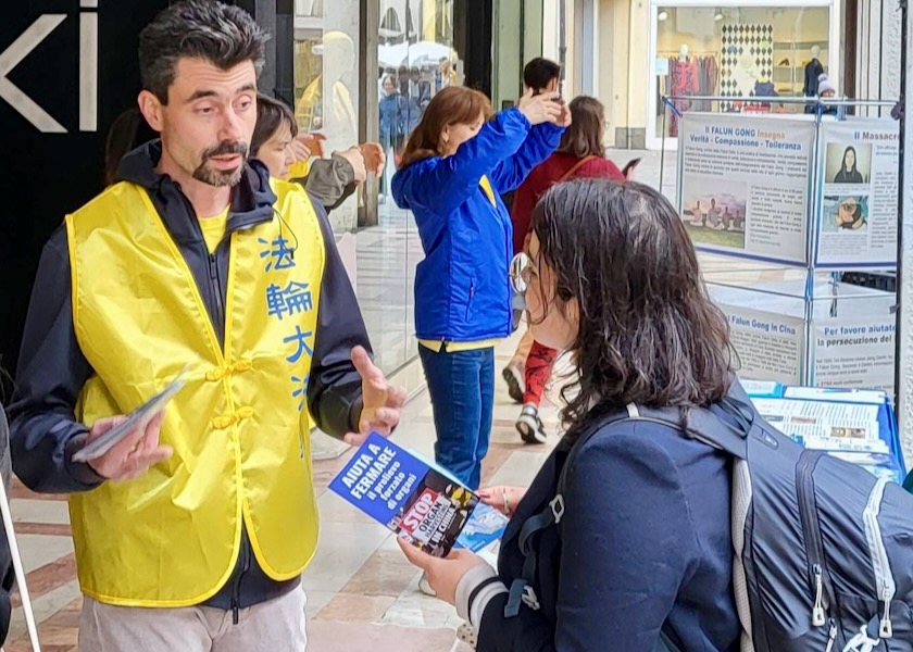 Image for article Italia: Practicantes en diferentes partes del país realizan actividades para conmemorar la Protesta Pacífica del 25 de Abril