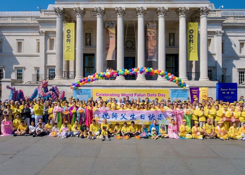 Image for article Reino Unido: Gran desfile y actividades en Londres celebran el Día Mundial de Falun Dafa