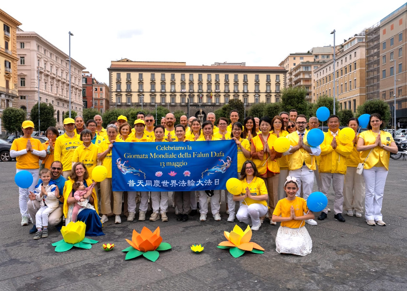 Image for article Italia: Dignatarios elogian a Falun Dafa durante la celebración del Día Mundial de Falun Dafa en Nápoles