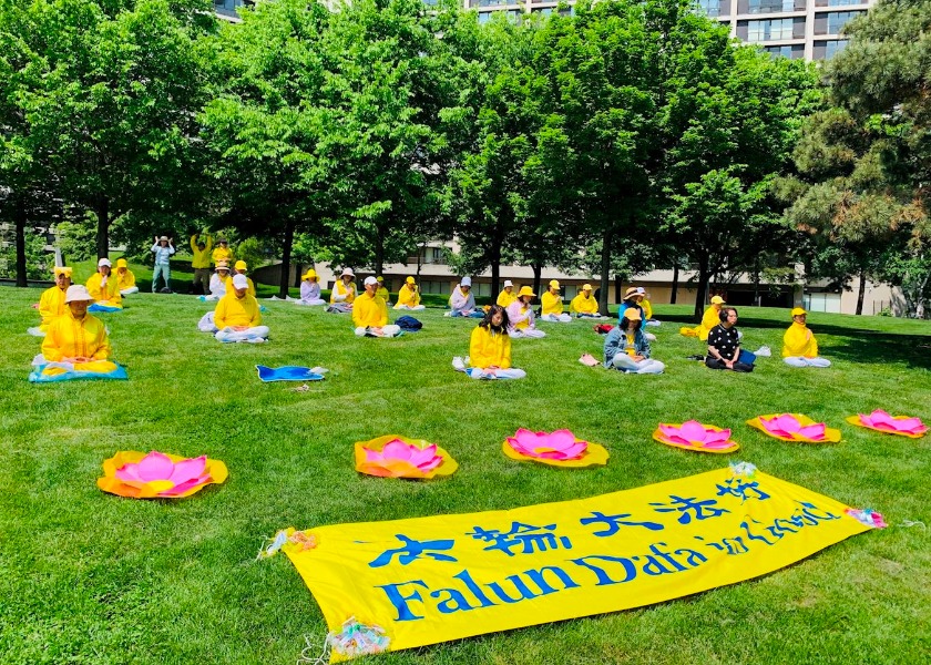 Image for article Toronto, Canadá: Presentando Falun Dafa en el Festival Internacional de Carreras de Botes Dragón