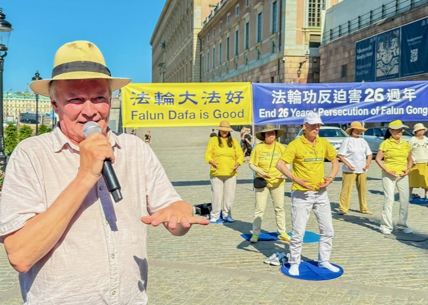 Image for article Suecia: Protesta pacífica y concentración en Estocolmo marcan 26 años de persecución en China