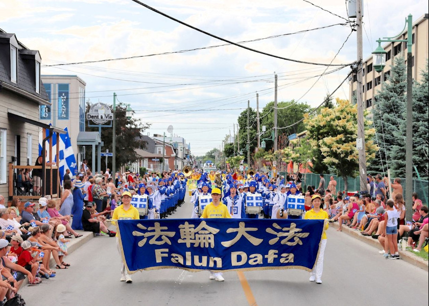 Image for article Canadá: Falun Dafa recibe bienvenida en el desfile de Quebec