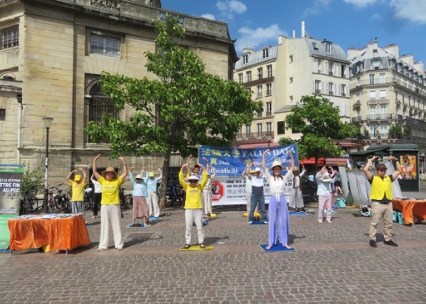 Image for article Francia: Dos eventos exponen la persecución del PCCh a los practicantes de Falun Dafa