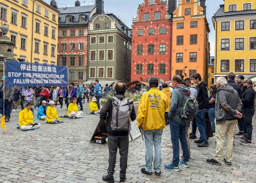 Image for article Apoyo a Falun Dafa en Suecia