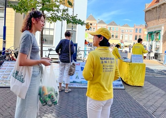 Image for article Países Bajos: Evento de Falun Dafa en Delft genera apoyo público