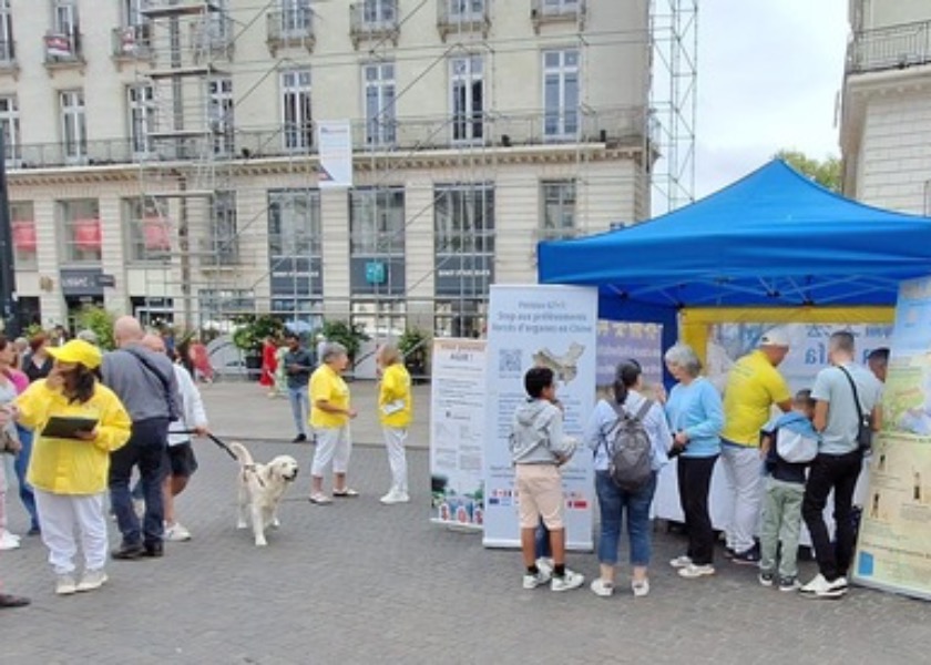 Image for article En tres ciudades francesas, reciben con agrado las actividades para promocionar Falun Dafa