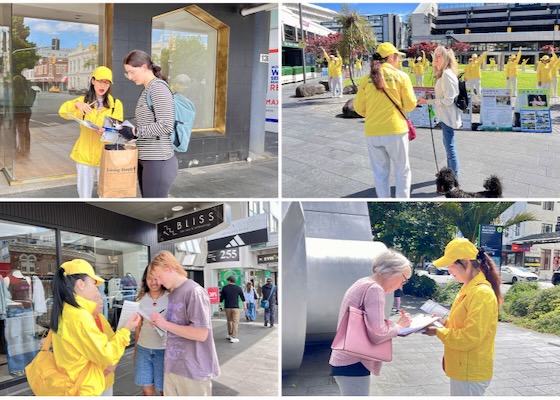 Image for article Nueva Zelanda: La gente condena la persecución a Falun Dafa durante un evento en Auckland