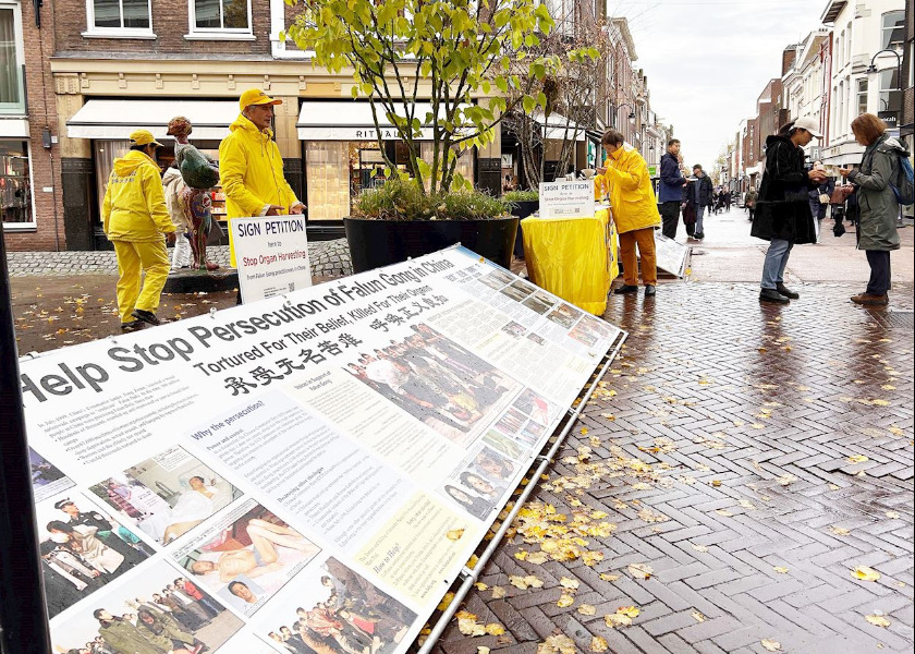 Image for article La gente conoce sobre Falun Dafa en un evento en los Países Bajos