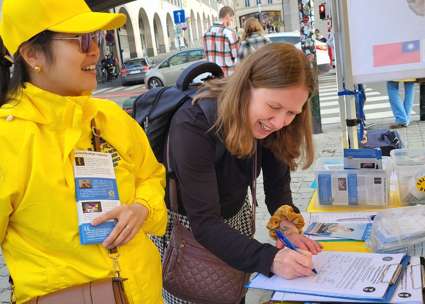 Image for article Bélgica: La gente condena la sustracción forzada de órganos por parte del PCCh