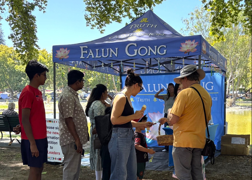 Image for article Presentando Falun Dafa en el Festival de Hyde Park en Australia Occidental