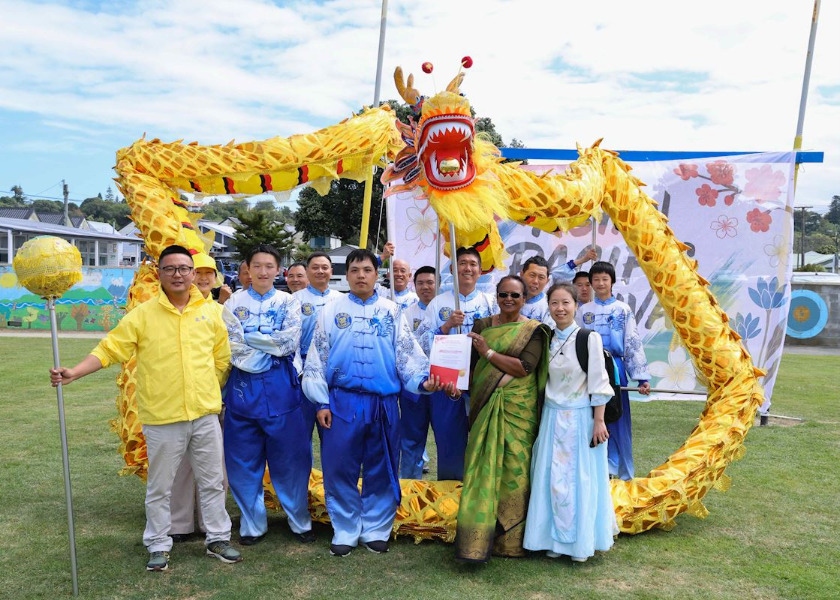 Image for article Falun Dafa en el Festival de Asia Pacífico en Whanganui, Nueva Zelanda