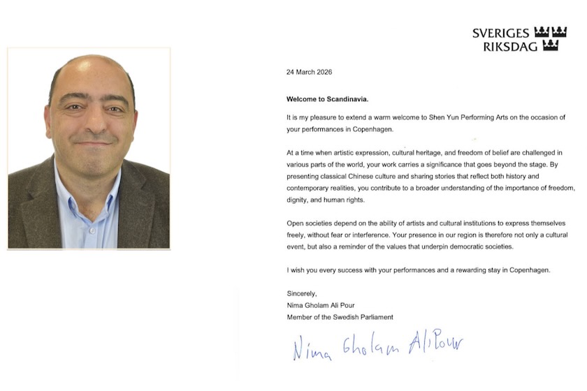 Image for article Miembro del Parlamento sueco desea éxito a Shen Yun