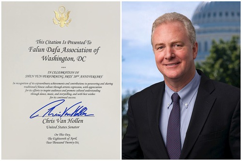 Image for article Senador estadounidense emite una proclamación para celebrar el 20.º aniversario de Shen Yun Performing Arts.