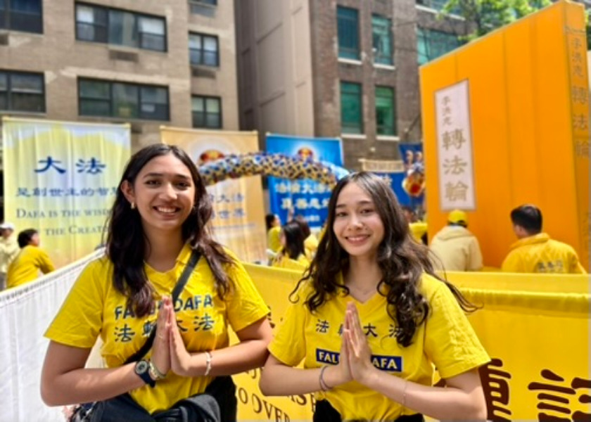 Image for article Nueva York: Jóvenes practicantes de Falun Dafa expresan su gratitud a Shifu