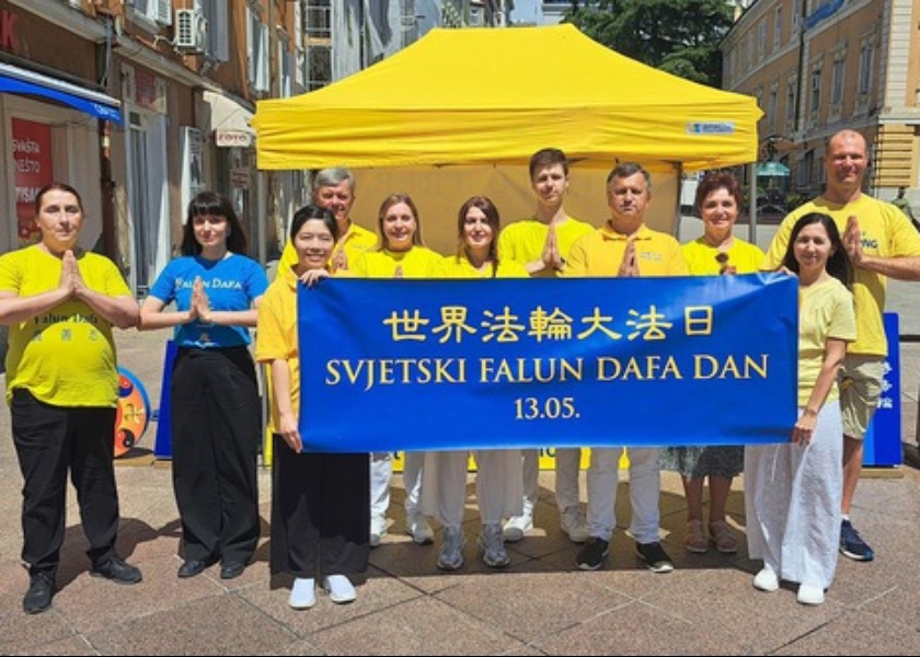 Image for article Los croatas elogian Verdad, Benevolencia y Tolerancia durante la celebración del Día Mundial de Falun Dafa